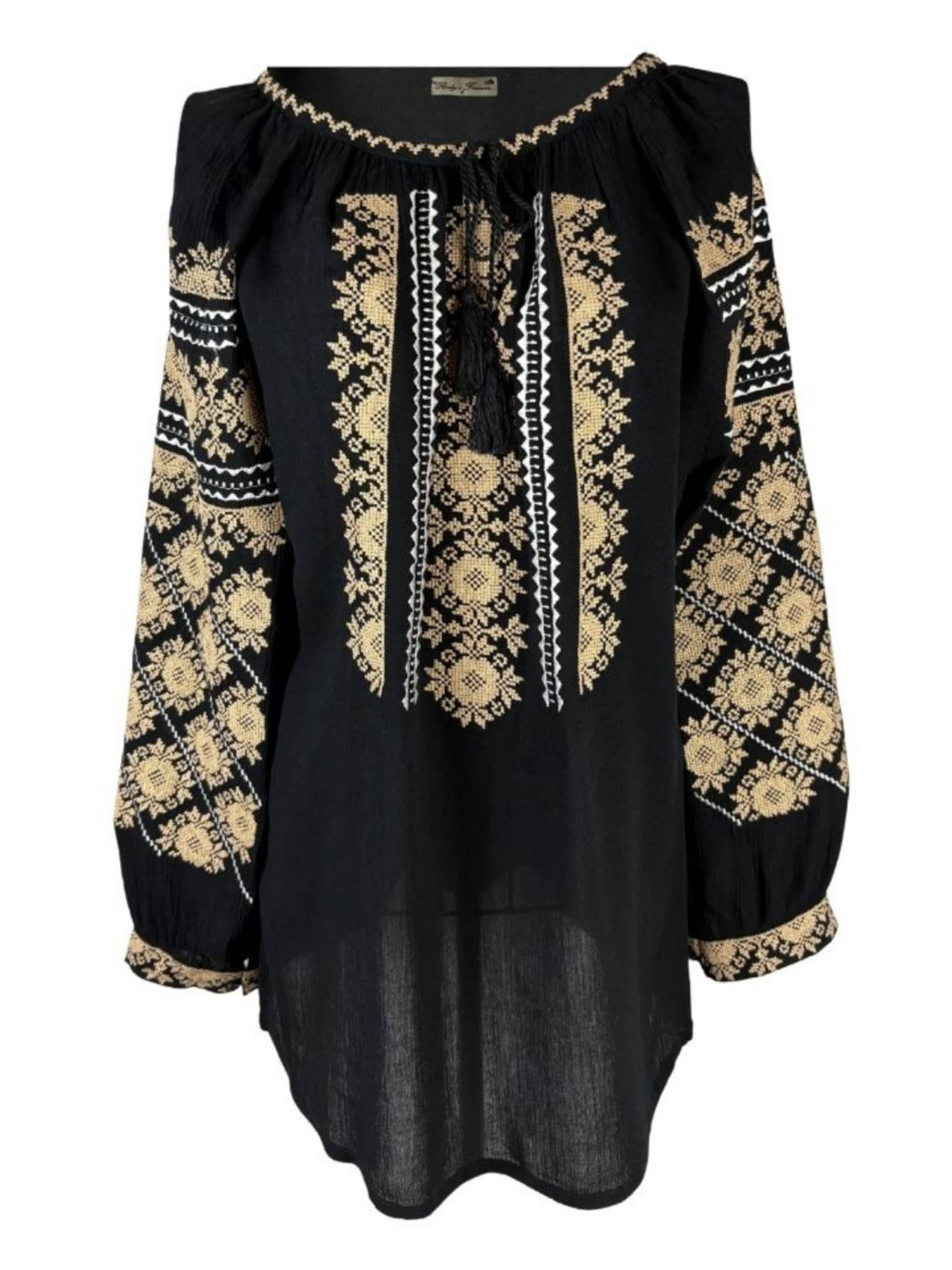 Rody’s forever - Blusa tradicional en negro: frente