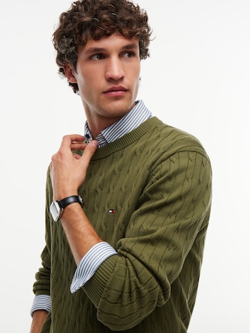 žalia TOMMY HILFIGER Megztinis 'CLASSIC'