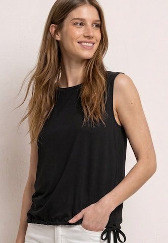 STREET ONE Top in Schwarz: Vorderseite