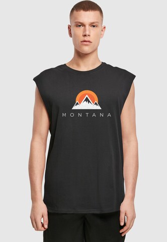 Merchcode Shirt 'Montana X' in Black: front
