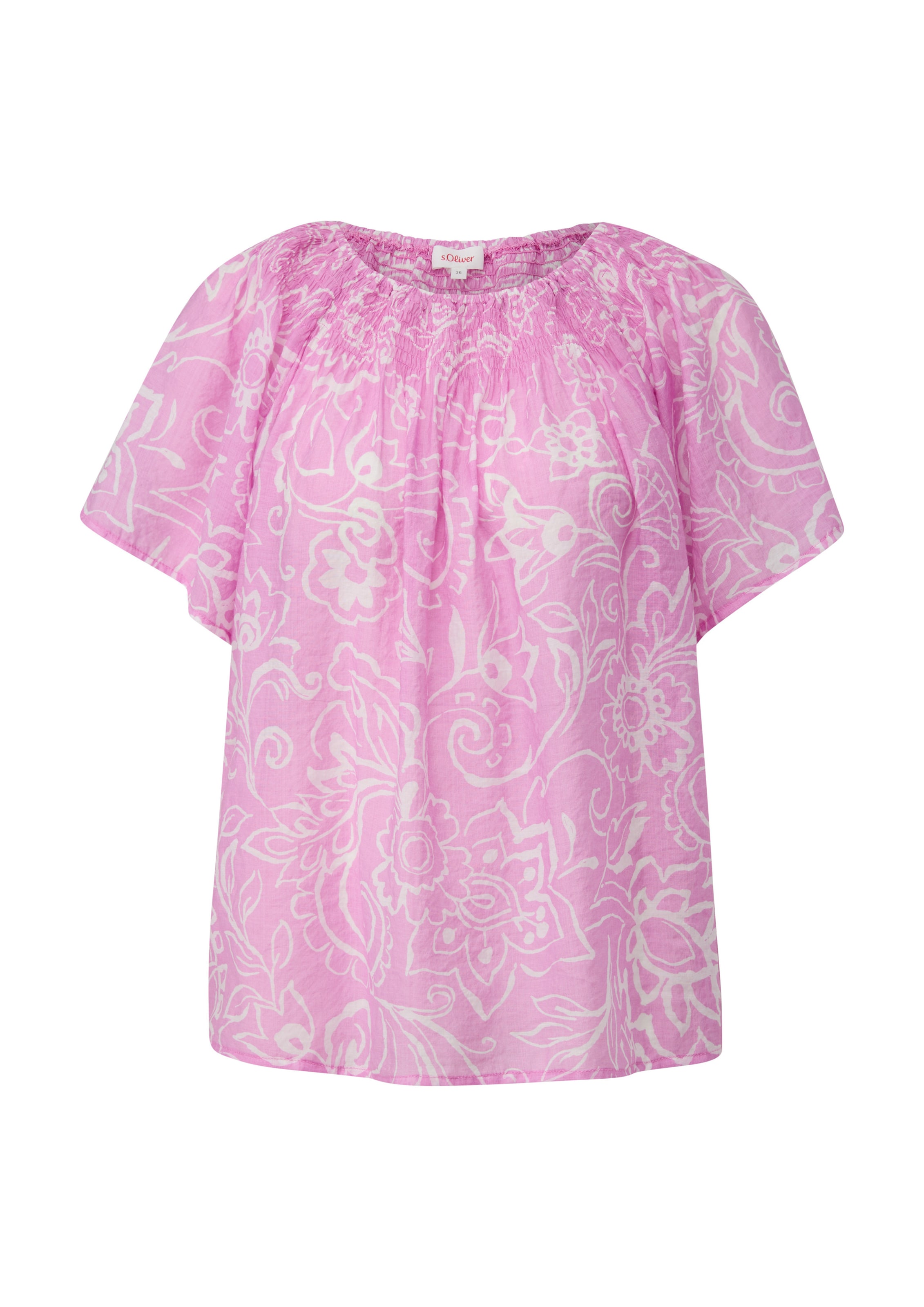 s.Oliver Blouse in Roze: voorkant
