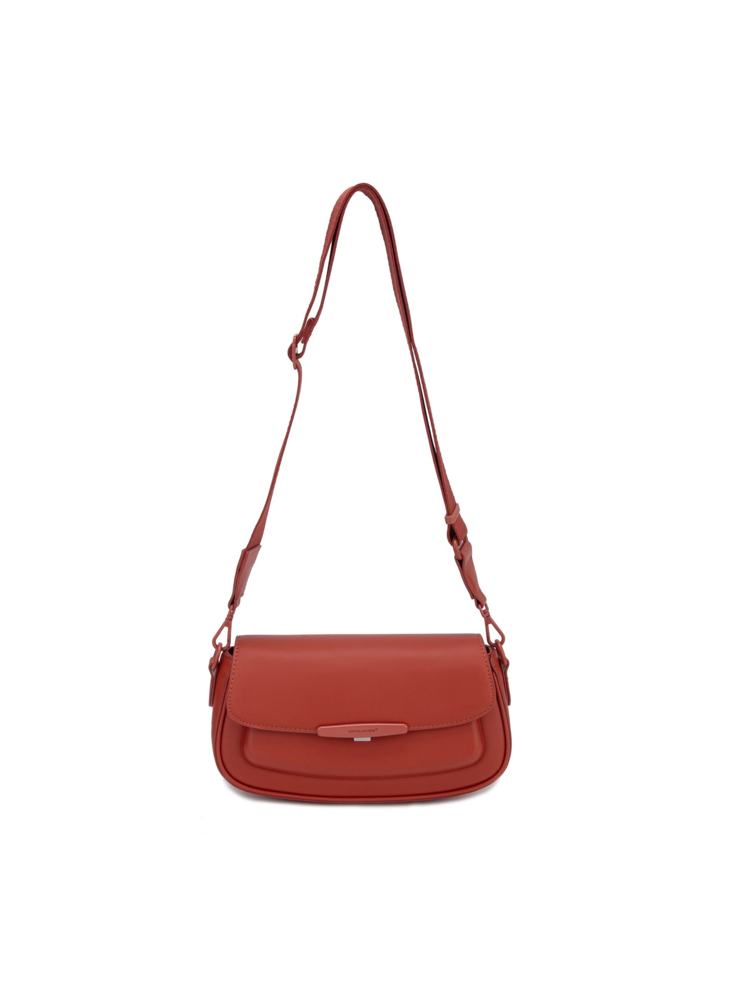 Borsa a spalla 'Borsa a Spalla Baguette David Jones Ecopelle con Chiusura Magnetica' di David Jones in beige