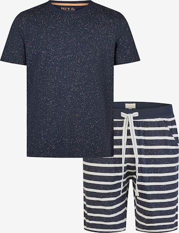 Phil & Co. Berlin Short Pajamas in Blue: front