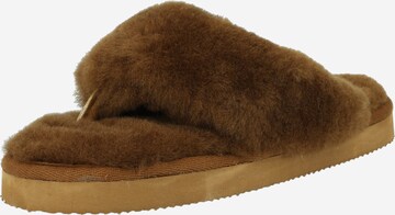 SHEPHERD Slippers 'Jasmine' in Brown: front