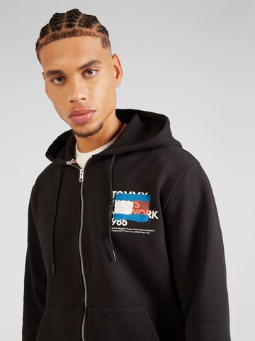 Tommy Jeans Sweat jacket in Black