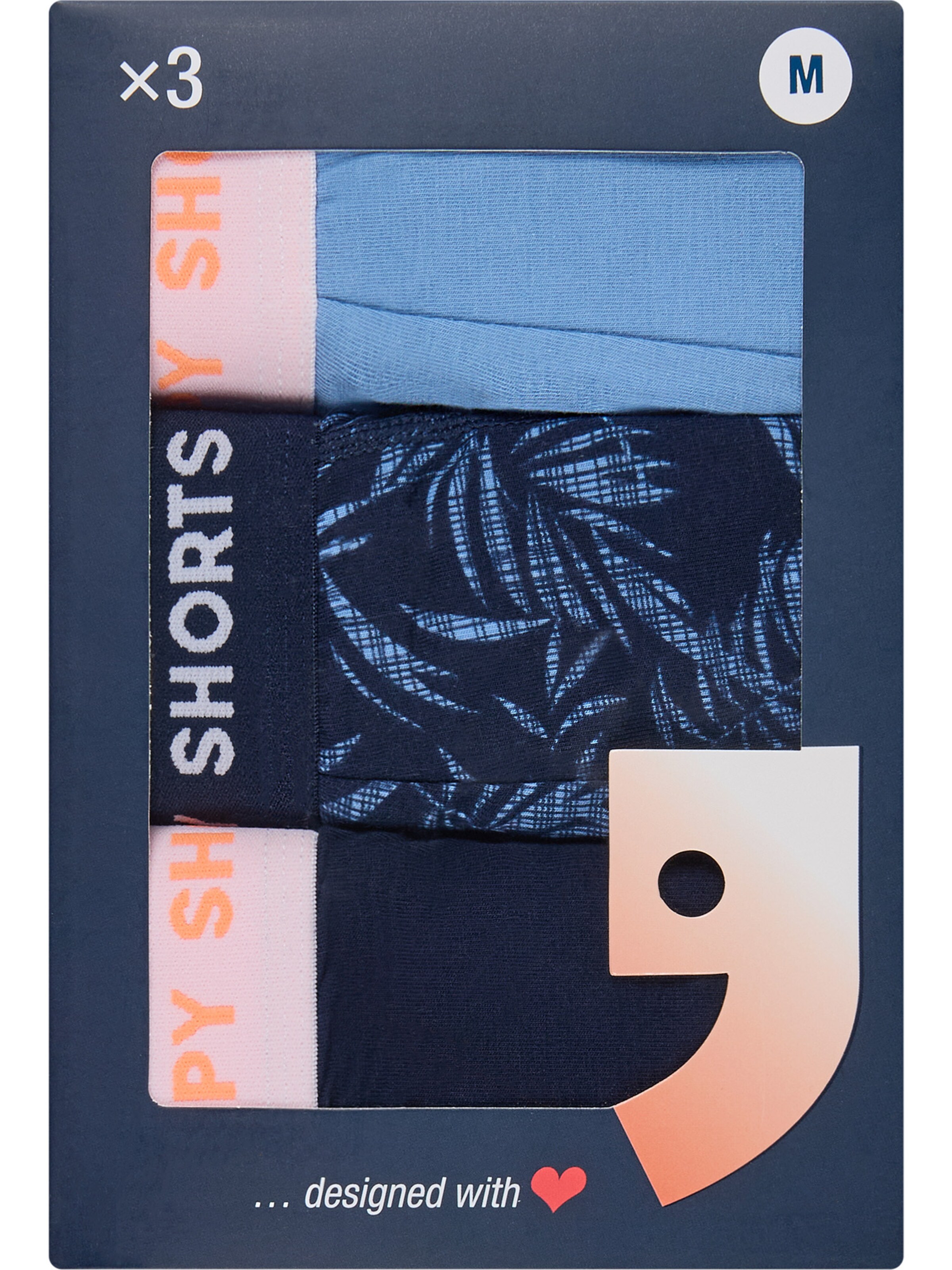Happy Shorts Boxer shorts ' Jersey ' in Blue