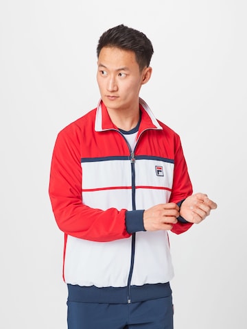 FILA Trainingsjack in Wit: voorkant