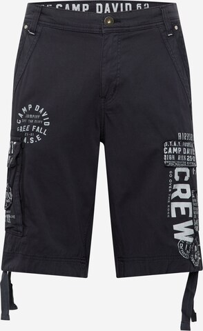 CAMP DAVID Broek in Blauw: voorkant