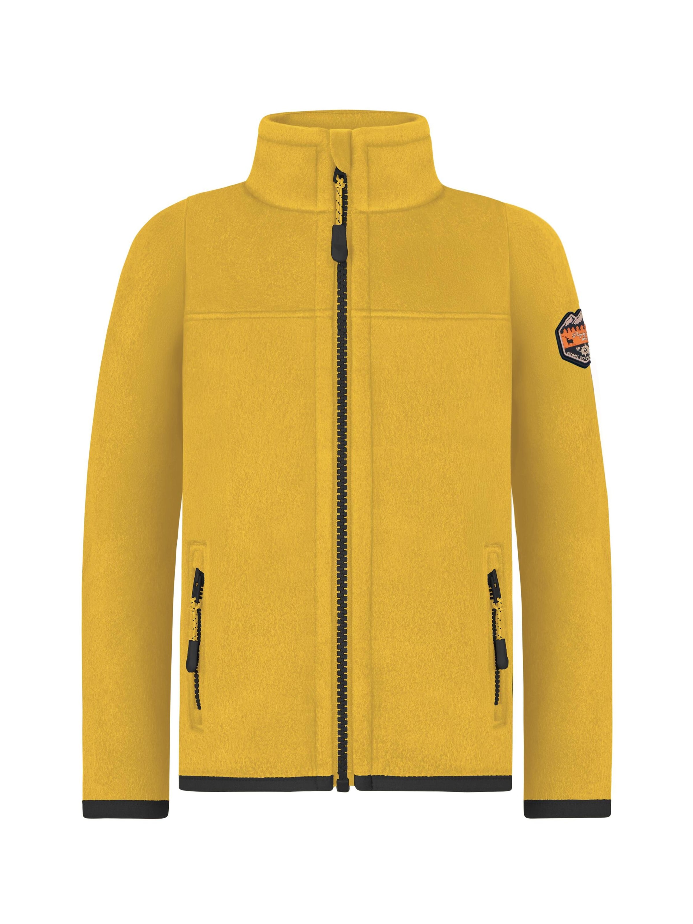 normani Fleecejacke „Venetie“ in Gelb: Vorderseite