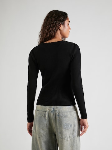 NÜMPH Sweter 'NUROA' w kolorze czarny