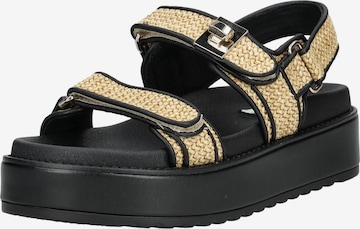 Sandales 'Bigmona' STEVE MADDEN en noir : devant