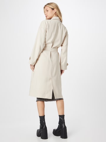 ABOUT YOU Between-Seasons Coat 'Vicky' in Beige