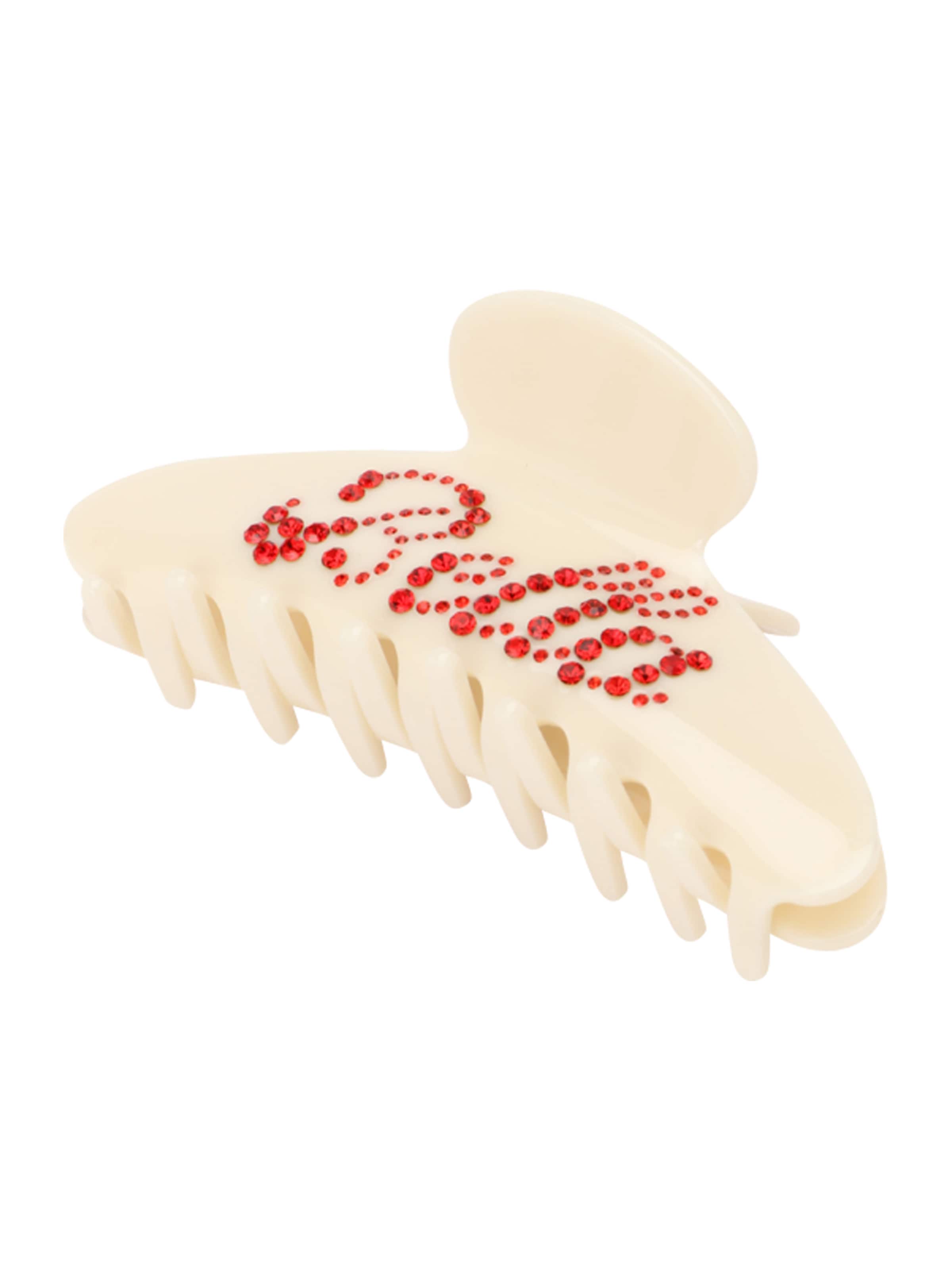 SUI AVA Haarspange 'Ida' in Weiß: Vorderseite