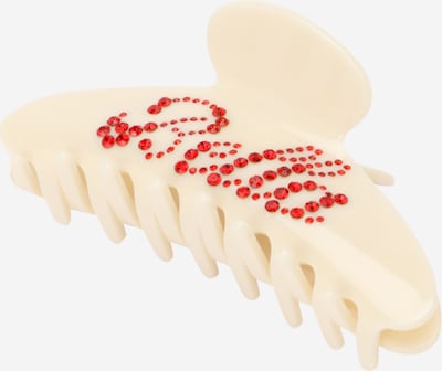 Accesorii pentru păr 'Ida' SUI AVA pe roşu închis / alb, Vizualizare produs