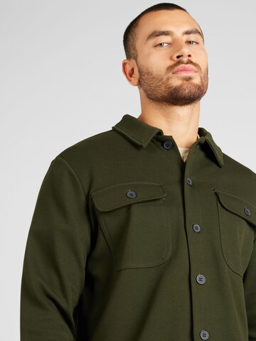 Only & Sons Regular fit Button Up Shirt 'ONSNew Kodyl' in Green