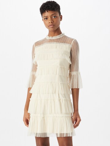 VILA Φόρεμα κοκτέιλ 'SELMA' σε λευκό: μπροστά