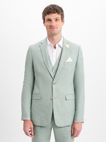 Finshley & Harding Regular fit Business blazer ' Steven ' in Green: front