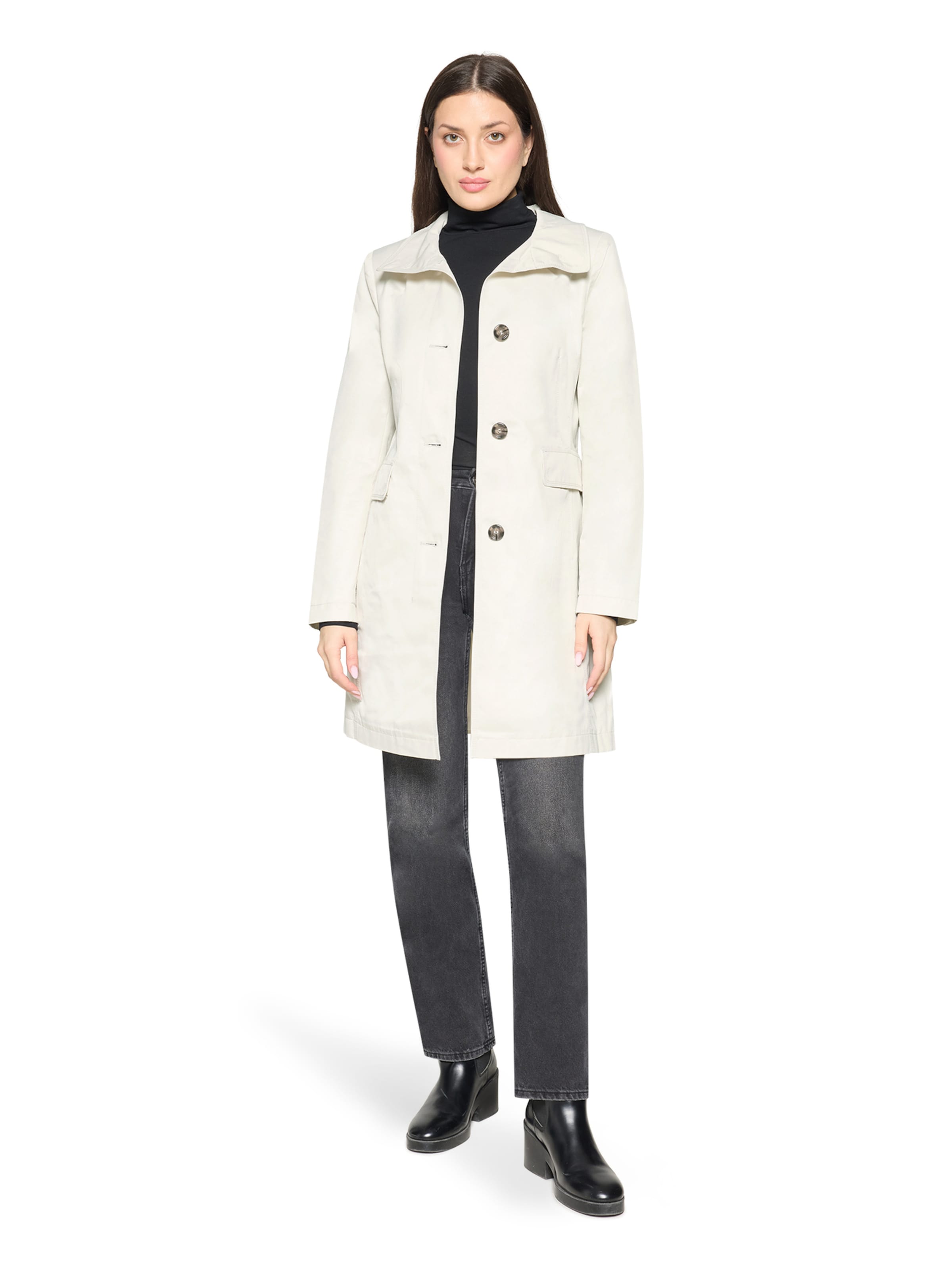 Manteau mi-saison GIL BRET en blanc