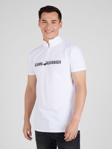 Gianni Kavanagh T-shirt i vit: framsida