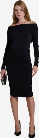 Robe LYN MAMA en noir : devant
