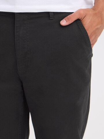 BLEND Loose fit Chino trousers 'Natan' in Black