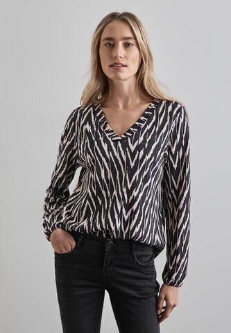 STREET ONE Blouse in Black: front