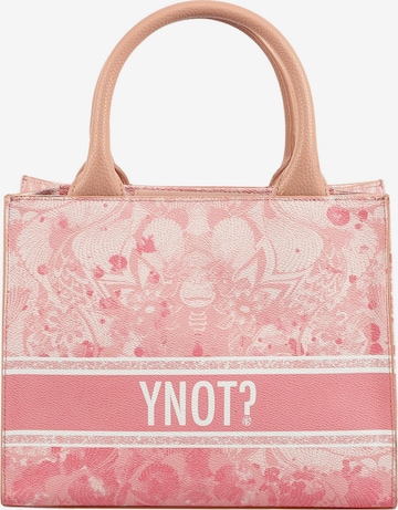 Borsa a mano 'Power' di Y Not? in rosa: frontale