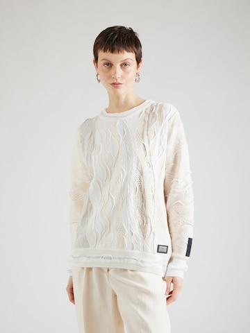 Carlo Colucci Pullover 'Demetz' in Beige: predná strana