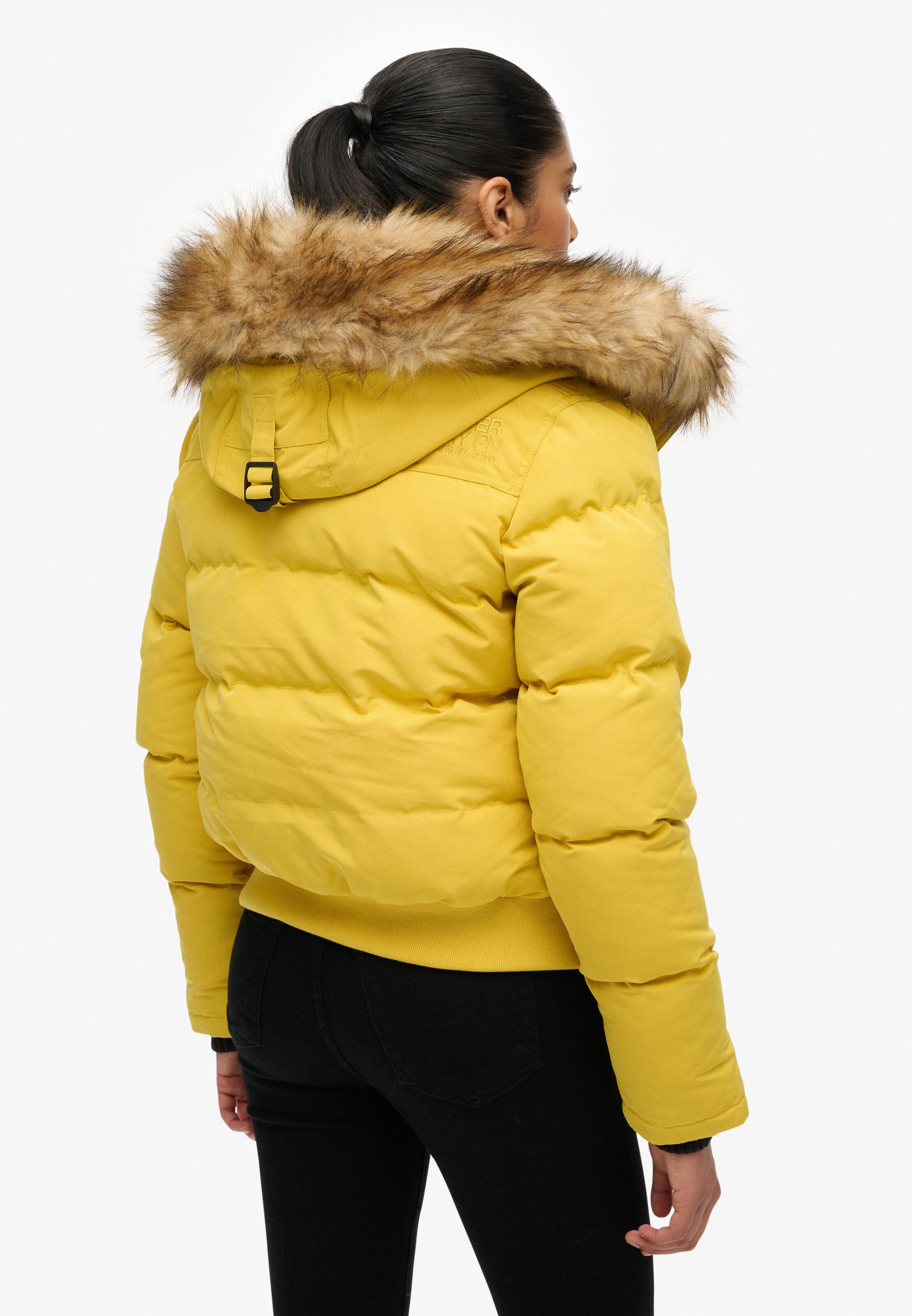 Superdry & Co Winter Jacket 'Everest' in Yellow