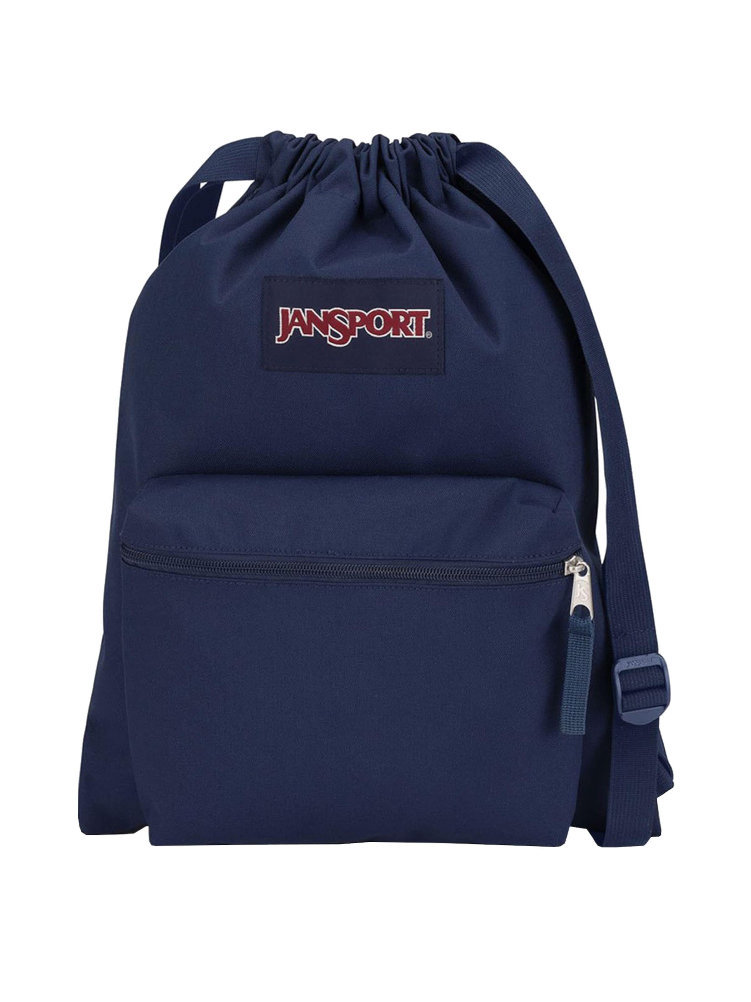 Sacs à cordon 'Jansport Drawsack' JANSPORT en bleu : devant