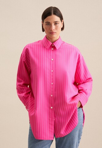 SEIDENSTICKER Blouse 'Schwarze Rose' in Pink: front