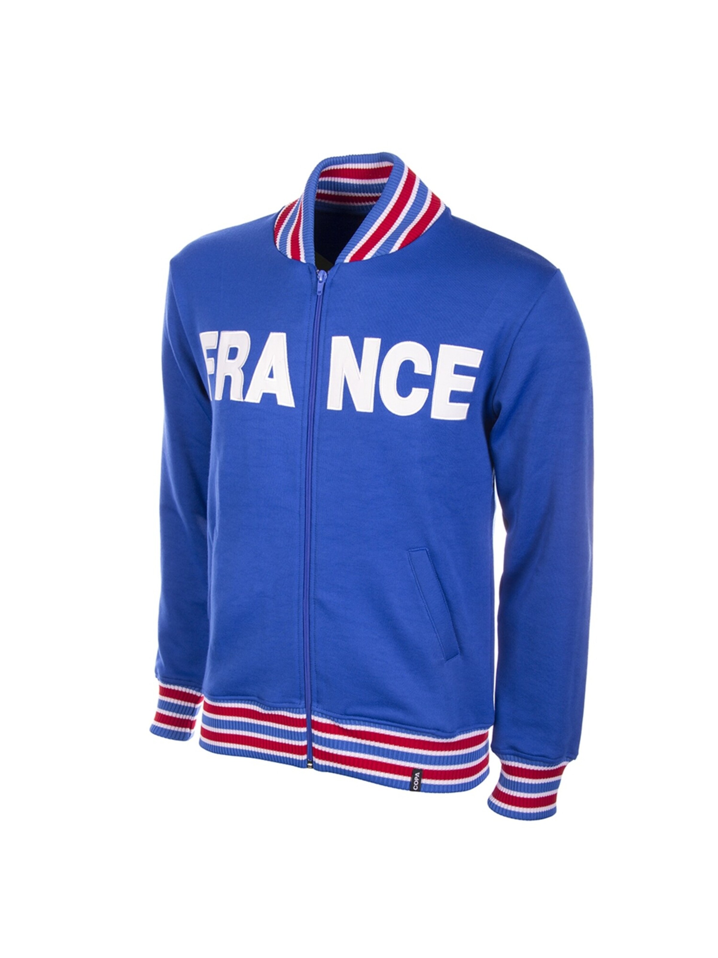 Copa Training Jacket 'Retro Frankreich 1960' in Blue: front