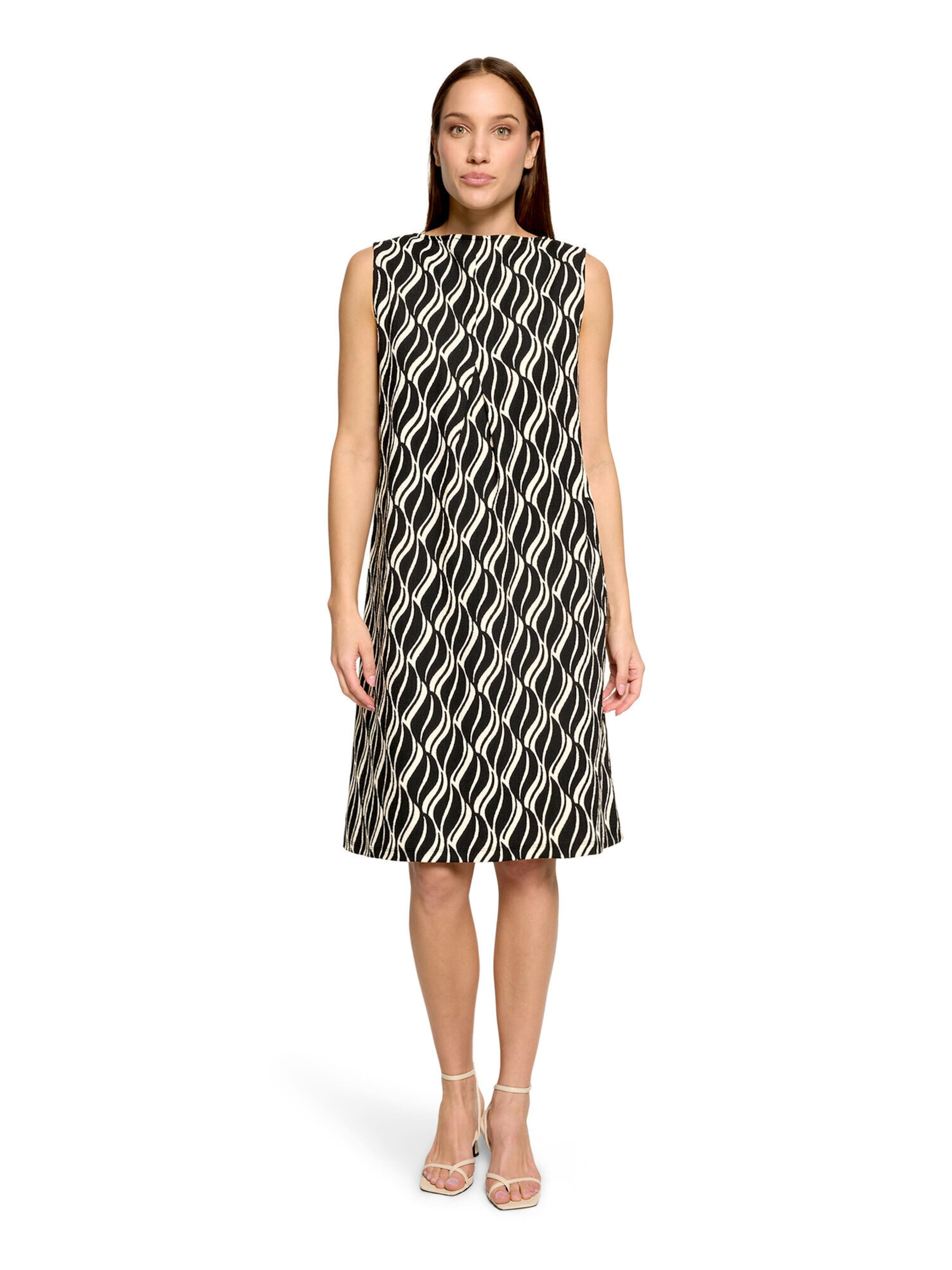 Betty Barclay Freizeitkleid ohne Arm in Schwarz: Vorderseite