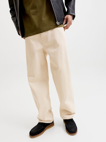 R.D.D. ROYAL DENIM DIVISION Loosefit Broek in Beige