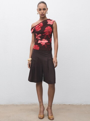 MANGO Top 'MERI' – hnědá