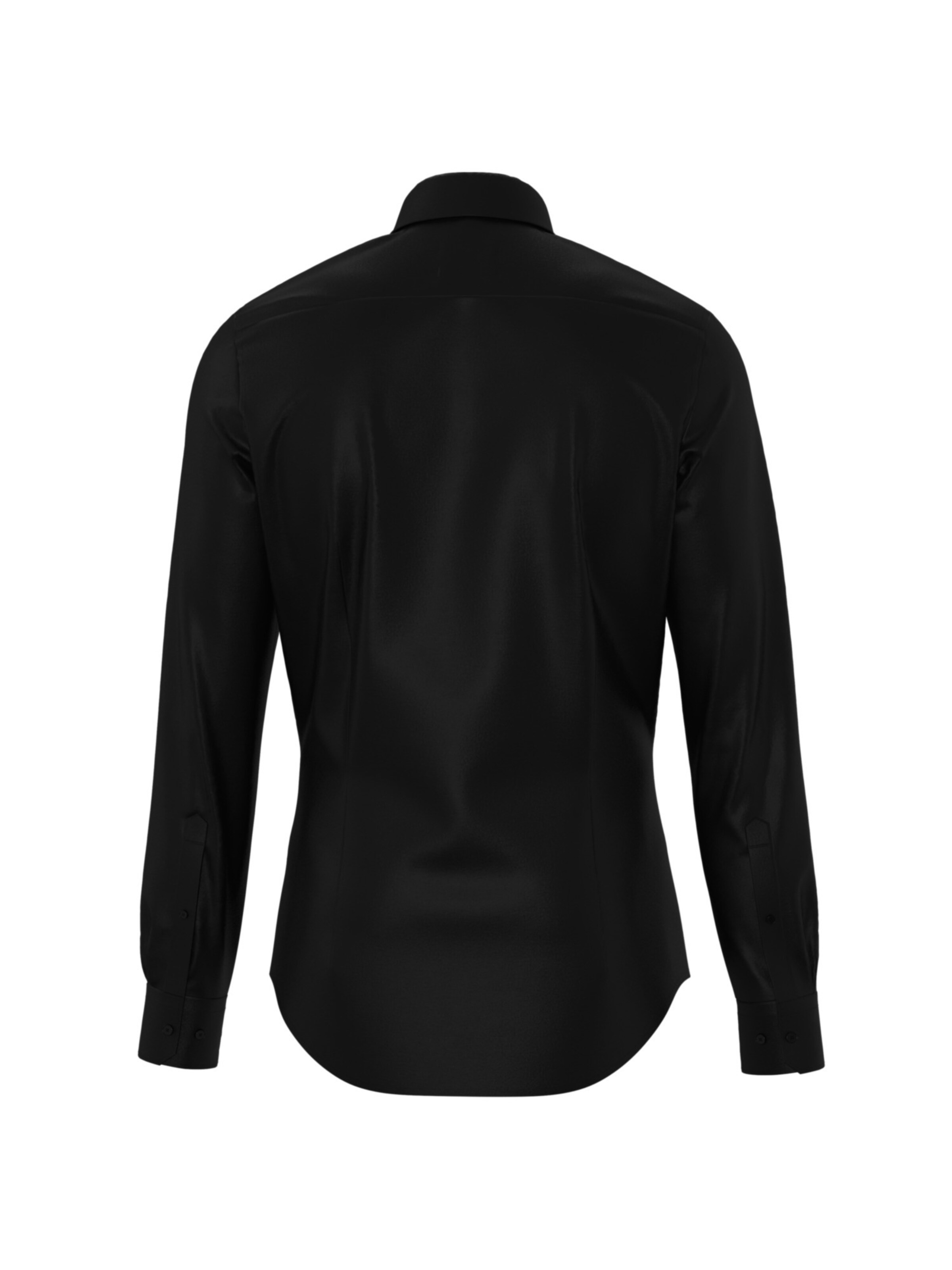 SEIDENSTICKER Regular fit Zakelijk overhemd in Zwart