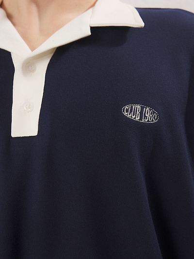 Trendyol T-Shirt en bleu marine / blanc, Vue avec produit