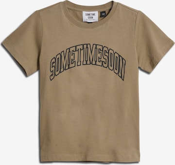 SOMETIME SOON Shirt 'Ocean' in Brown: front