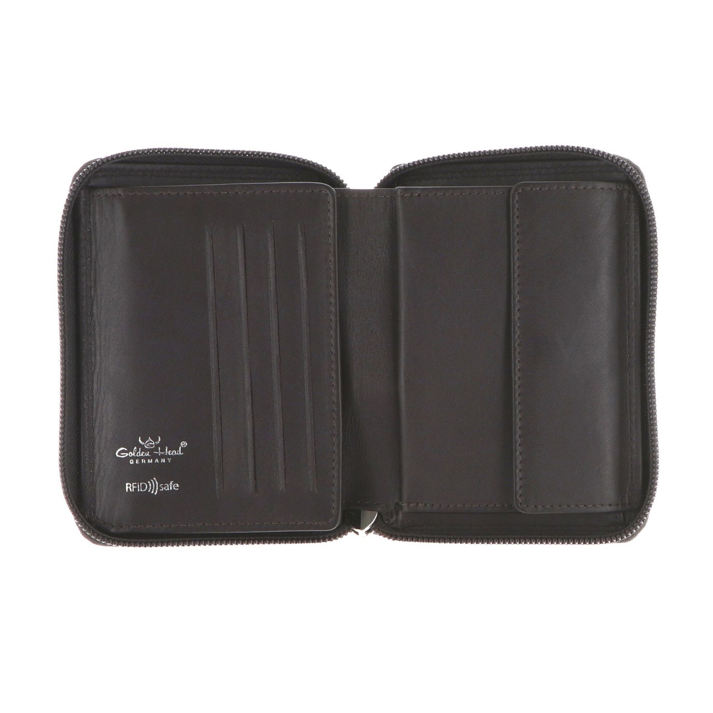 GOLDEN HEAD Wallet 'Polo' in Brown