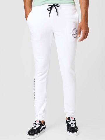 Tapered Pantaloni di HOLLISTER in bianco: frontale