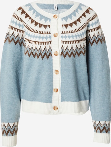 Geacă tricotată de la ONLY pe alb: față