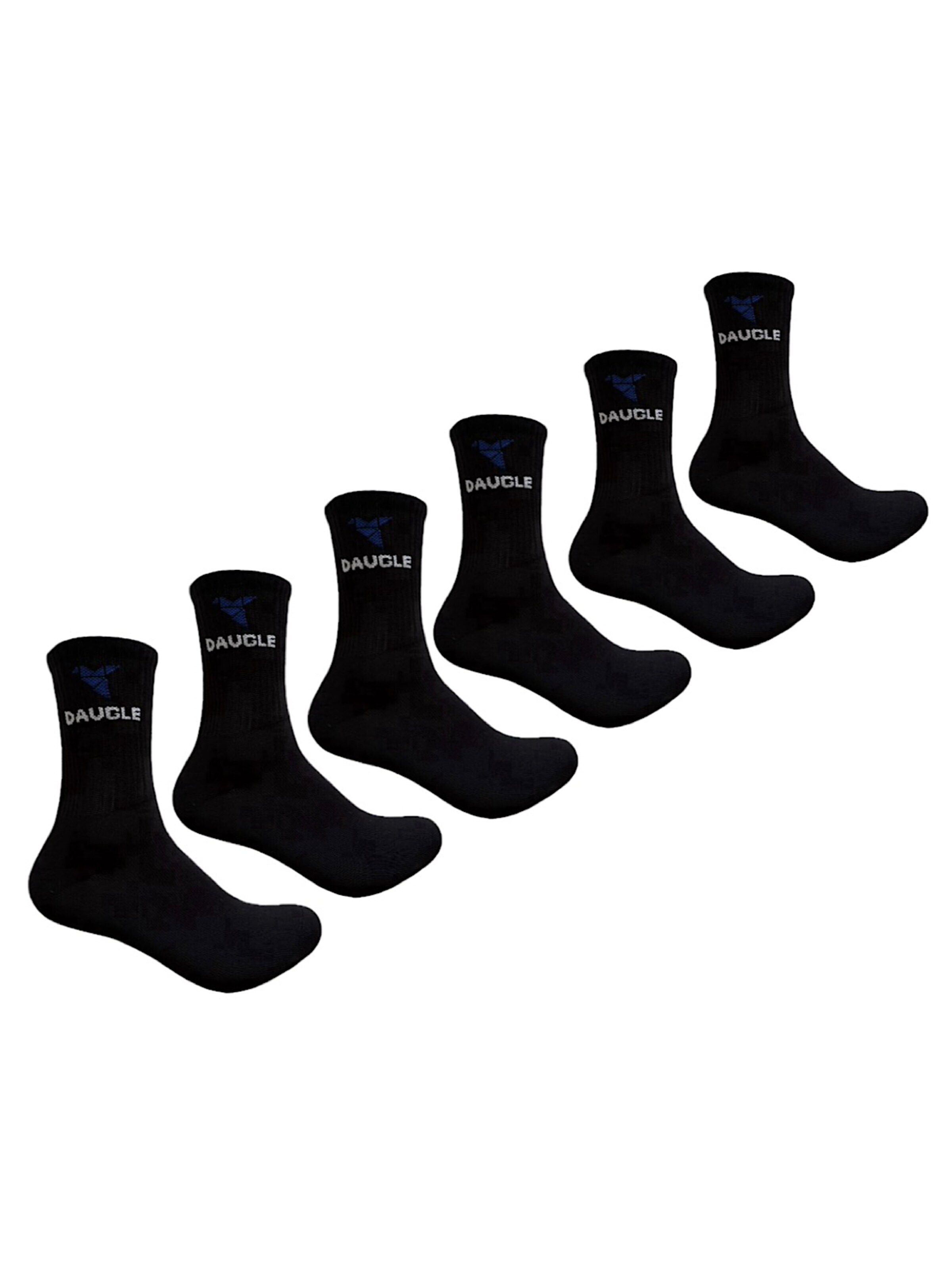 DAUGLE Socks in Black: front