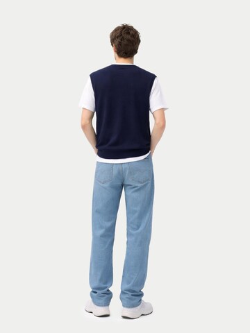 GOBI Cashmere Liivi 'Men's Essential V-Neck Cashmere Vest' värissä sininen