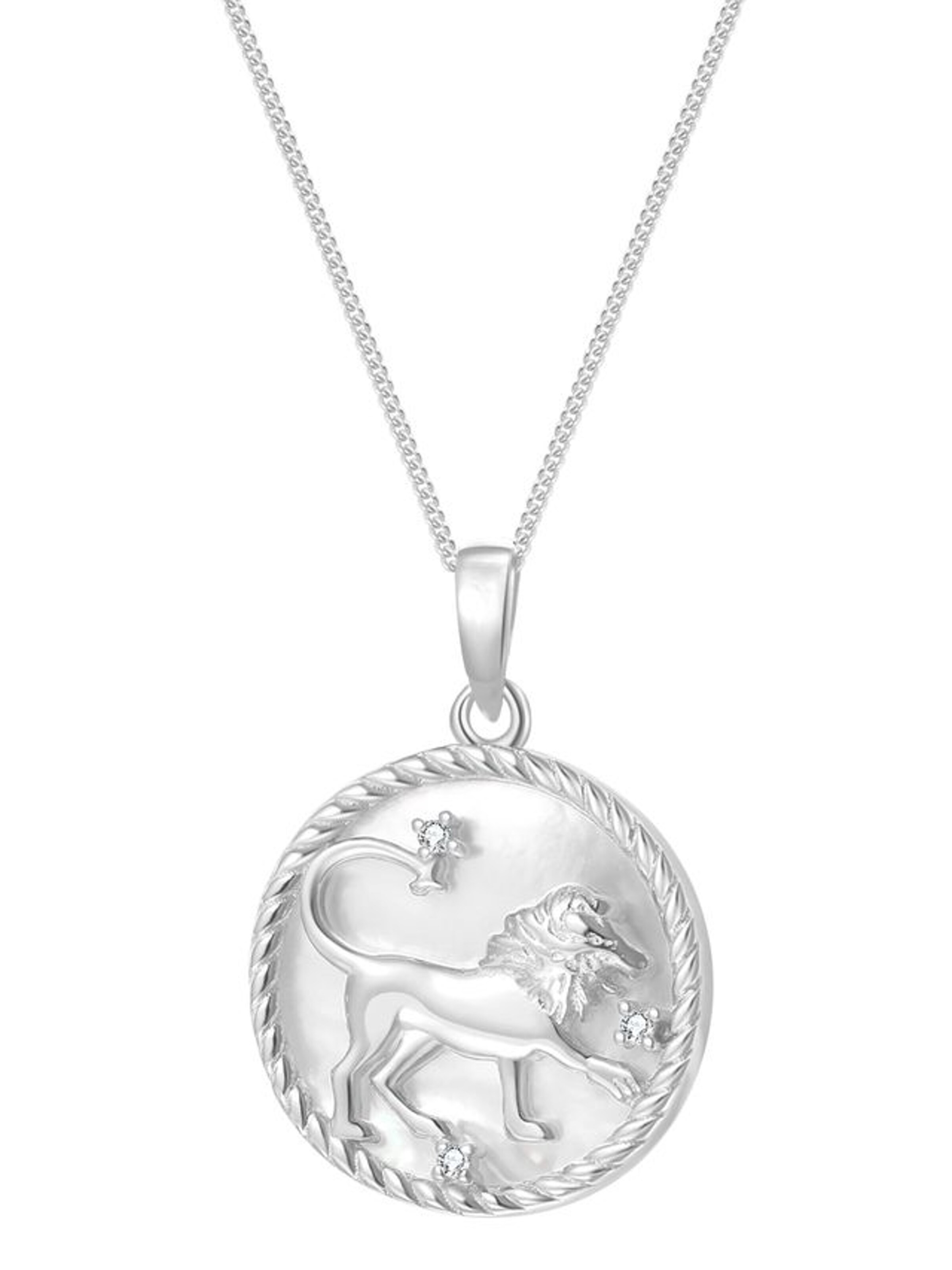 Hey Happiness - Cadena 'Leo' en plata: frente
