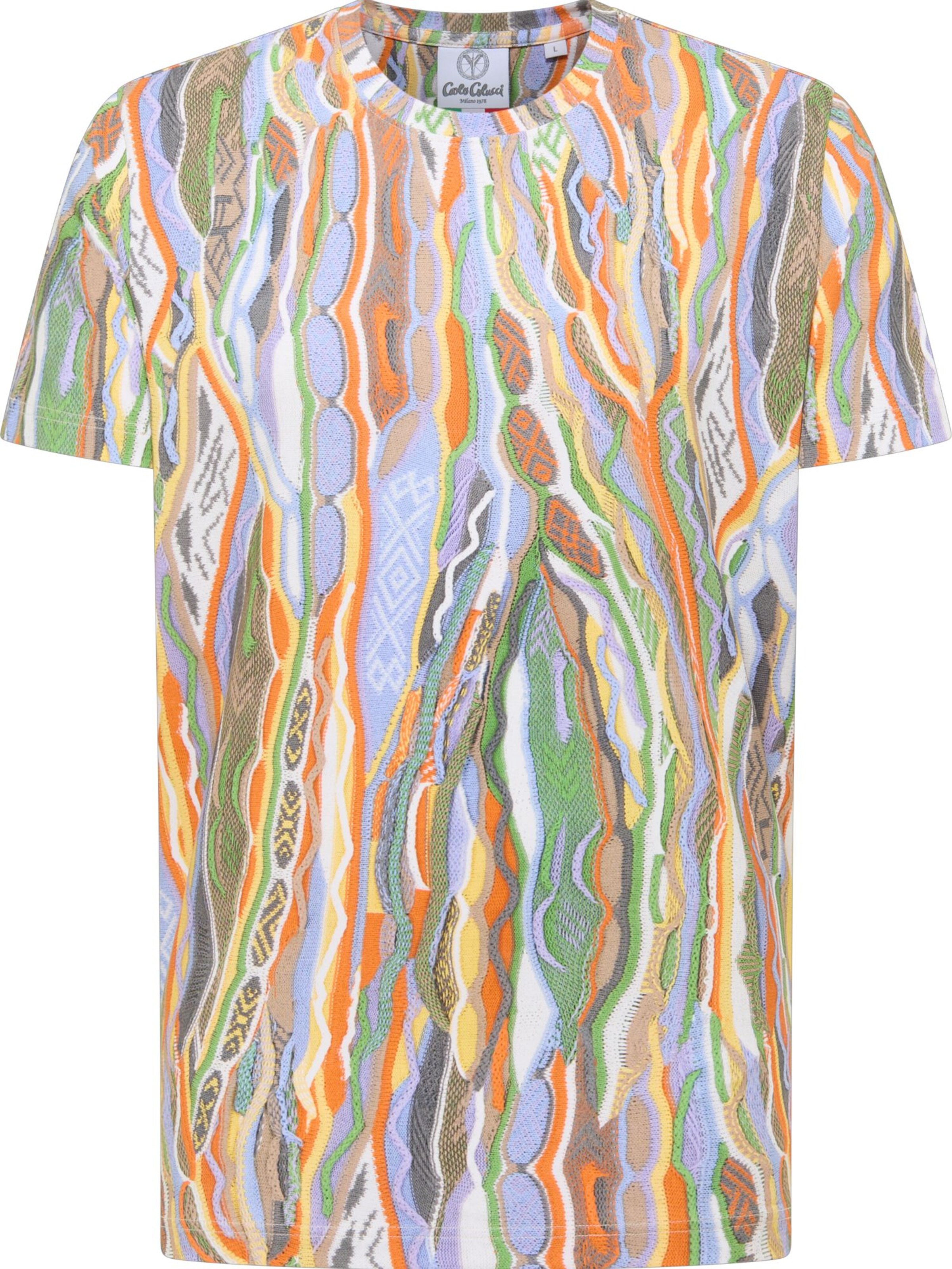 T-Shirt 'Fanton' Carlo Colucci en mélange de couleurs : devant