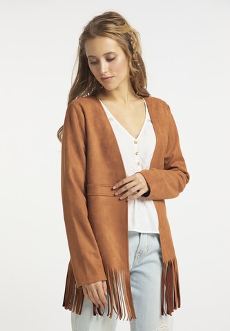 usha FESTIVAL Between-Season Jacket in Brown: front