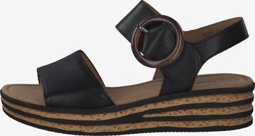 GABOR Strap Sandals in Black