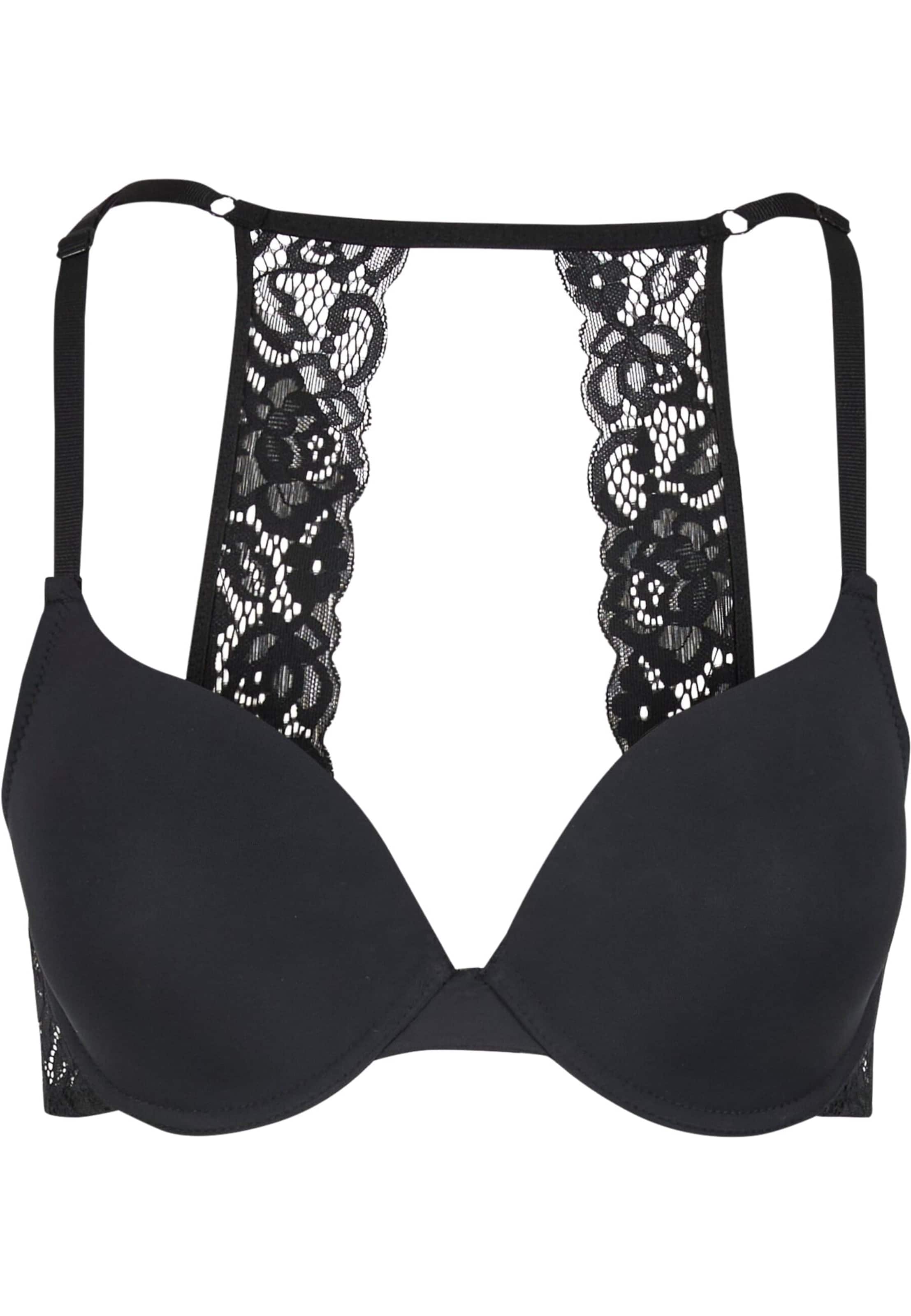 Urban Classics Бюстгальтер в Черный: спереди