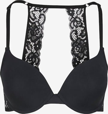 Reggiseno di Urban Classics in nero: frontale