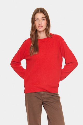 SAINT TROPEZ - Jersey 'Garbie' en rojo